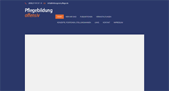 Desktop Screenshot of bildungsrat-pflege.de