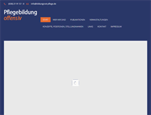 Tablet Screenshot of bildungsrat-pflege.de